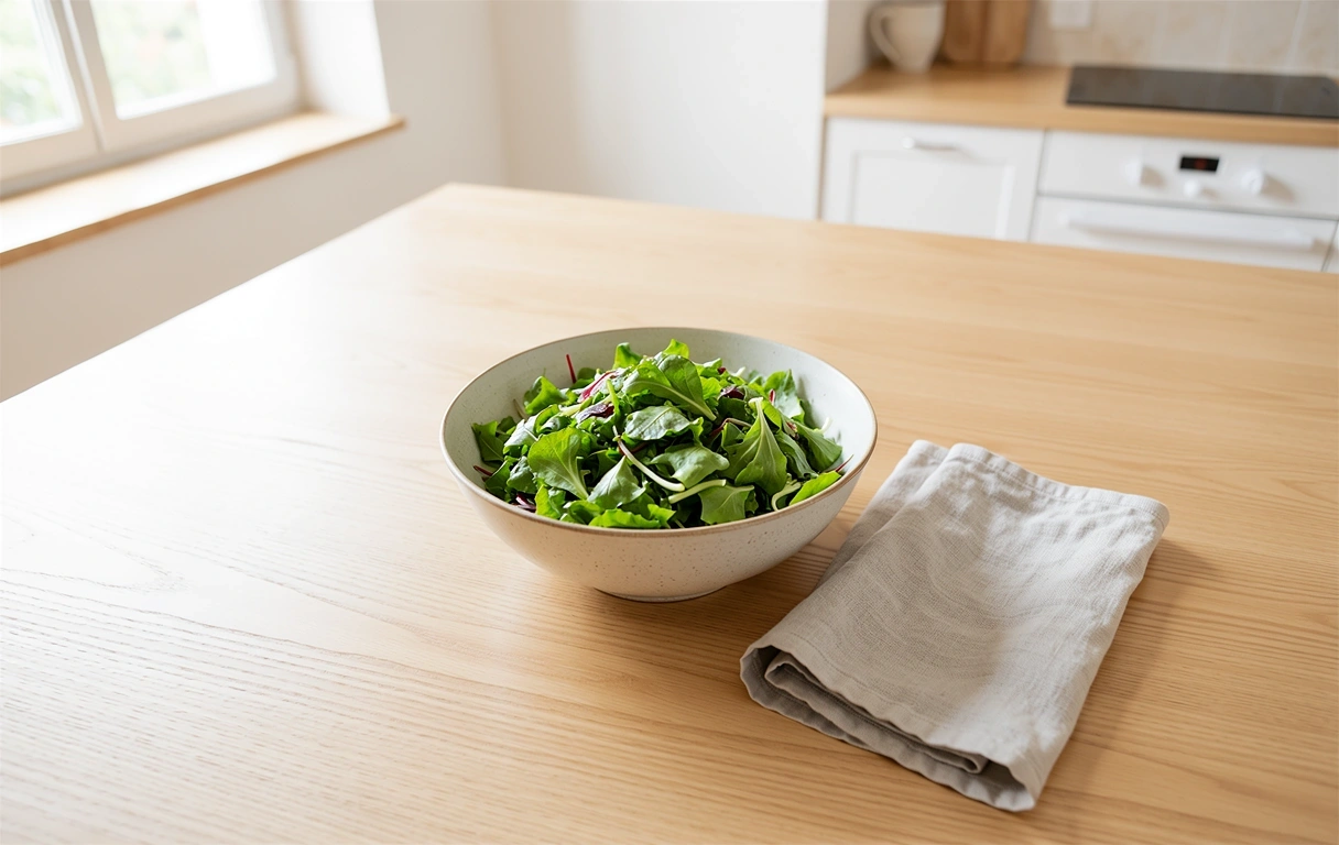 Fresh healthy ingredients in a Valencia kitchen