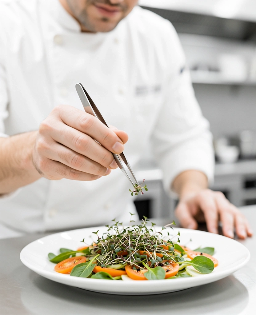 Professional culinary precision